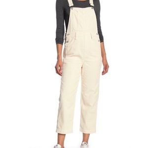 Corduroy Cream Overalls